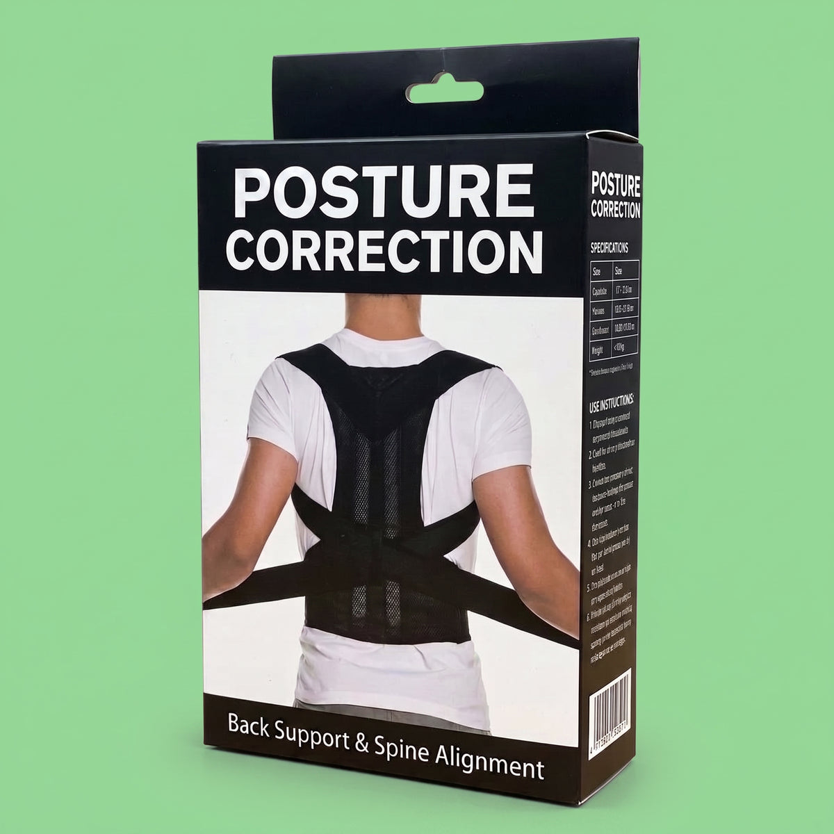 Posture Corrector Belt – Adjustable Back & Shoulder Support for Everyday Comfort